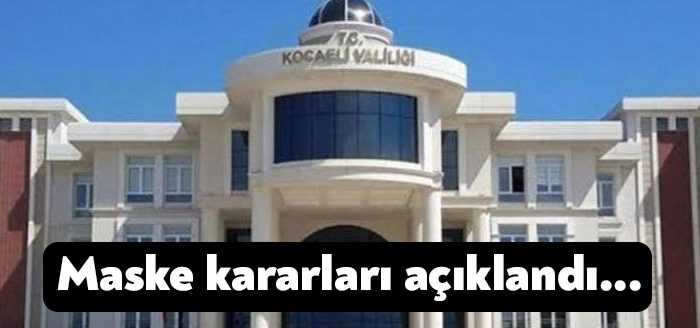 Kocaeli Valiliği, toplu taşımada maske zorunluluğunun kaldırılmasına ilişkin kararı duyurdu