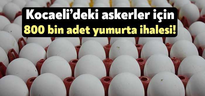 Gölcük’te bulunan Deniz İkmal Komutanlığı, 1 yıllık 800 bin adet