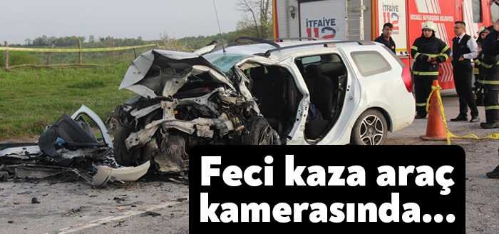 Kocaeli’nin Kandıra ilçesinde dün meydana gelen feci kazada 2 kişi