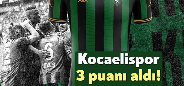 Kocaelispor, bugün Kocaeli Stadyumu’nda Manisa FK’yı ağırladı. 3 puanı alan