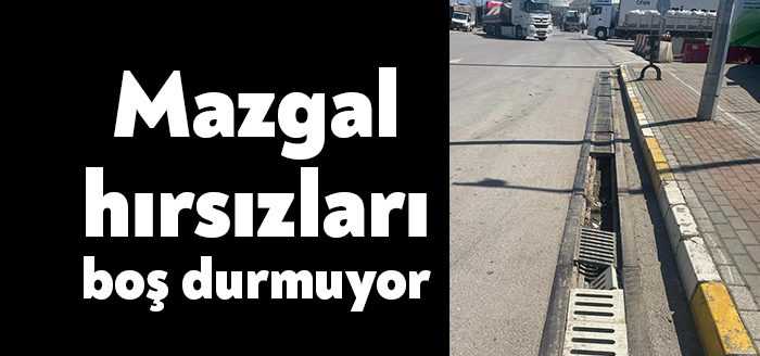 Bir dönem Kocaeli’de artan mazgal hırsızlığı Kocaeli Emniyeti tarafından kontrol