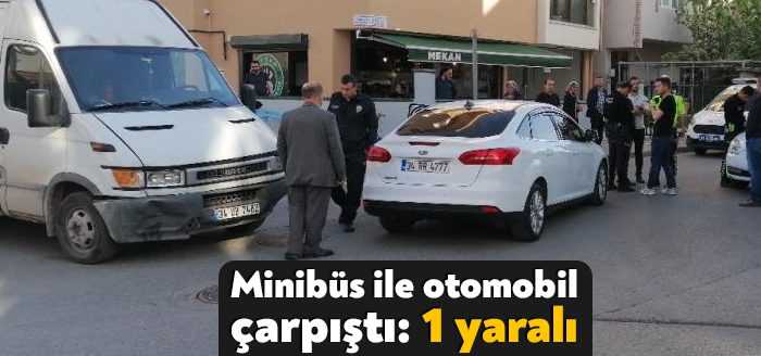 Kocaeli’nin Gebze ilçesinde panelvan minibüs ile otomobilin çarpışması neticesinde 1