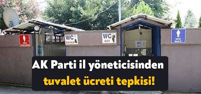 AK Parti İl Başkan Yardımcısı Zeki Canşi, İzmit'te bulunan tuvaletlerin