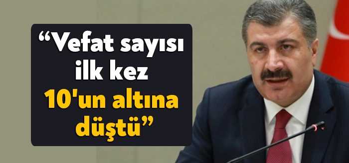Sağlık Bakanlığı'nın açıkladığı güncel corona virüsü verilerine göre, 9 kişi