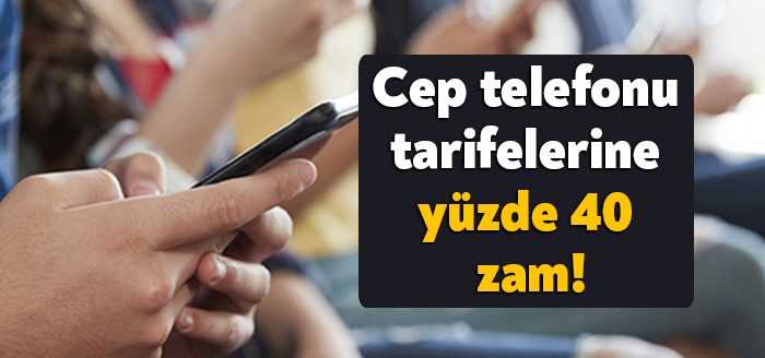 Mobil iletişimde uygulanan ücret tarifesinde değişikliğe gidildi. Yurtiçi aramalarda azami