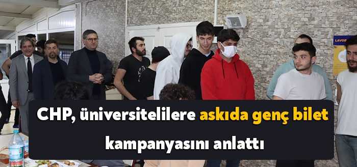 CHP Kocaeli, iftarda bir araya geldiği üniversite öğrencilerinin hem taleplerini