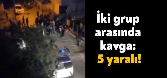 Kocaeli’nin Dilovası ilçesinde iki grup, çocukların oyun oynarken ses yapması