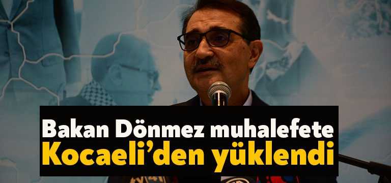 Enerji ve Tabii Kaynaklar Bakanı Fatih Dönmez, ana muhalefet partisini