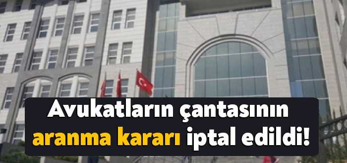 Kocaeli Barosu, Gebze Cumhuriyet Başsavcılığı’nın avukatlarının da çantalarının X-ray cihazından