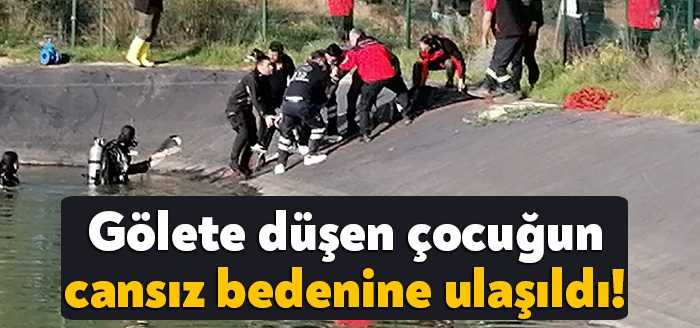 Kocaeli’nin Gebze ilçesinde sulama göletine düşen 12 yaşındaki çocuğun 1