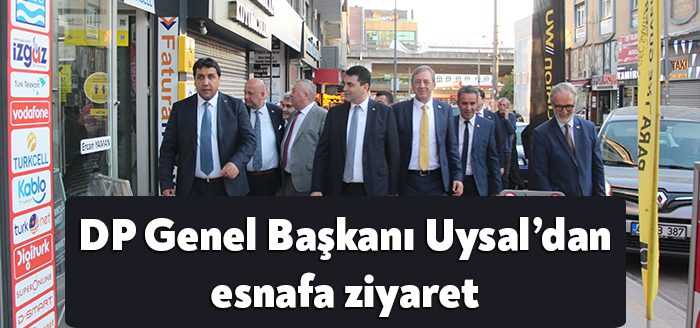 Demokrat Parti (DP) Genel Başkanı Gültekin Uysal bir dizi ziyaret