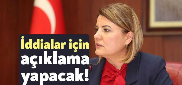 İzmit Belediye Başkanı Fatma Kaplan Hürriyet, İzmit Belediye Meclisi'nde hakkında