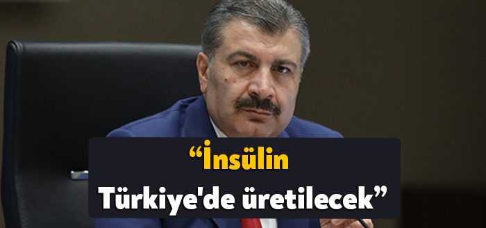 Sağlık Bakanı Fahrettin Koca, diyabette hayati öneme sahip olan İnsülin'in