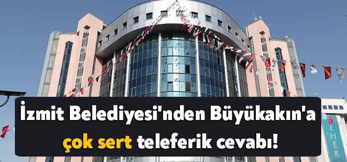 Kocaeli Büyükşehir Belediye Başkanı Tahir Büyükakın'ın İzmit Belediyesi tarafından hazırlanan