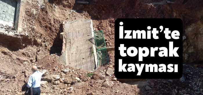 İzmit Belediyesi, Bekirdere Mahallesi Başaran Caddesi’nde inşaat sırasında meydana gelen