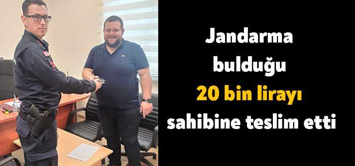 Kocaeli’nin Körfez ilçesinde jandarma, devriye gezdiği esnada bulduğu ve içinde