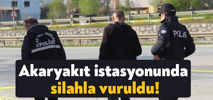 Kocaeli’nin Kartepe ilçesinde 1 kişi, çalıştığı akaryakıt istasyonunda silahla vurularak