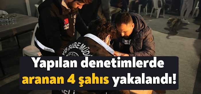 Kocaeli'de polis ekipleri huzur güven uygulamasında şahıslar ve umuma açık