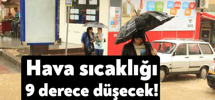 Meteoroloji Genel Müdürlüğü tarafından yayınlanan tahminlere göre hava sıcaklıkları haftanın