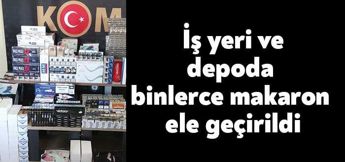 Kocaeli’nin Darıca ilçesinde bir iş yeri ve depoda polis ekipleri