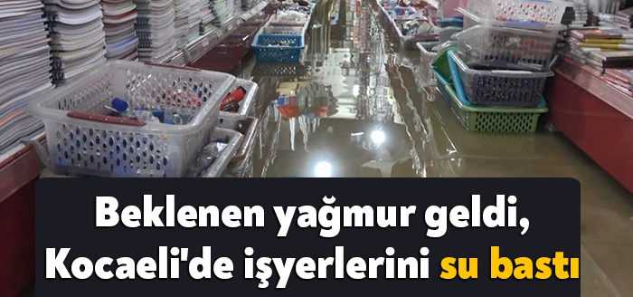 Meteorolojinin uyarılarının ardından Kocaeli'de akşam saatlerinde yağmur etkili oldu. Bazı