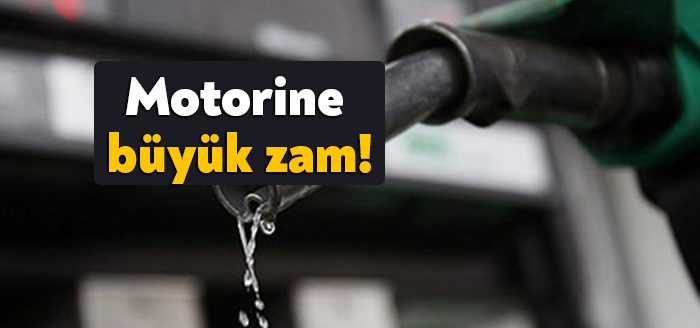 Dün gece benzine gelen zammın ardından pazartesi gece de motorine