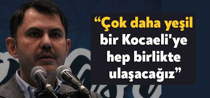 Kocaeli'de iftarda vatandaşlarla bir araya gelen Çevre, Şehircilik ve İklim