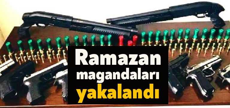 Kartepe ilçesinde Ramazan ayının başlamasını silahla karşılayanlara yönelik düzenlenen operasyonlarda