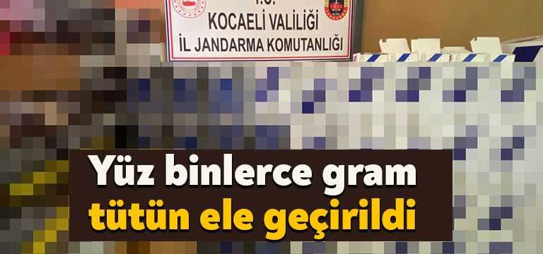 Kocaeli Jandarma ekiplerince Nisan ayında yapılan çalışmalar neticesinde 370 bin