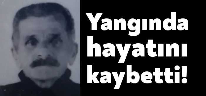 Kartepe Köseköy'de tek başına yaşadığı evde çıkan yangın sonucu dumandan
