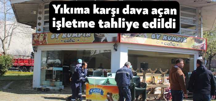 Yıkımına başlanan İzmit Fuarında yıkımı durdurma kararı çıkartan Murad Doğan’a