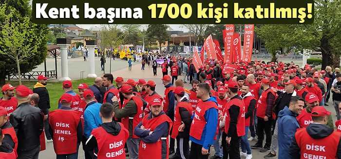 İçişleri Bakanlığı’nın açıklamasına göre yurt genelinde düzenlenen 1 Mayıs etkinliklerine