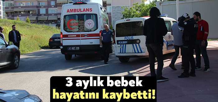 Kocaeli’de annesinin emzirdiği 3 aylık Ömer Asaf bebek, burnundan kan