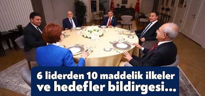 Güçlendirilmiş Parlamenter Sistem önerisinde uzlaşan CHP, DEVA, Demokrat Parti, Gelecek