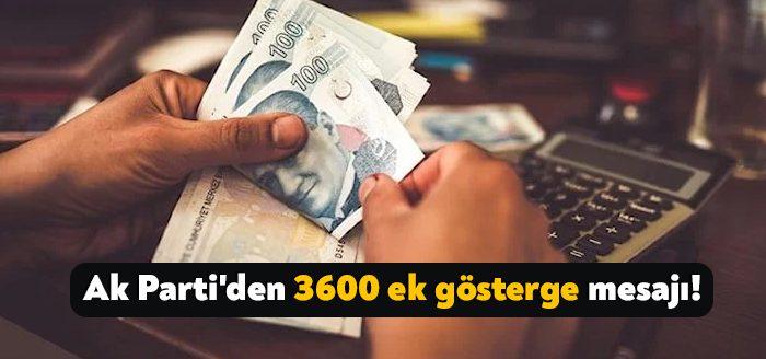 AKP Grup Başkanvekili Muhammet Emin Akbaşoğlu, 3600 ek göstergeye dönük