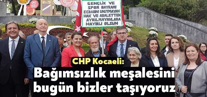 19 Mayıs Atatürk'ü Anma, Gençlik ve Spor Bayramı nedeniyle CHP