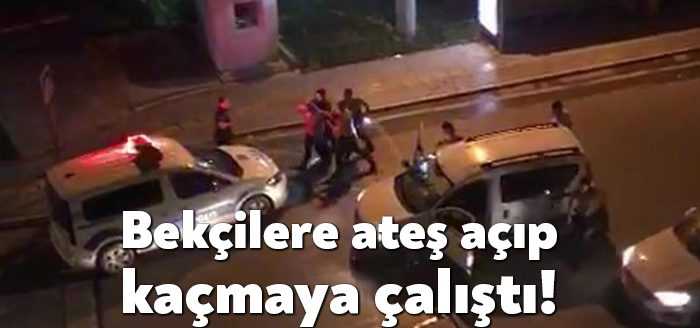 Kocaeli'de hafif ticari araçta bulunan 2 alkollü şahıs, bekçilerin 'dur'