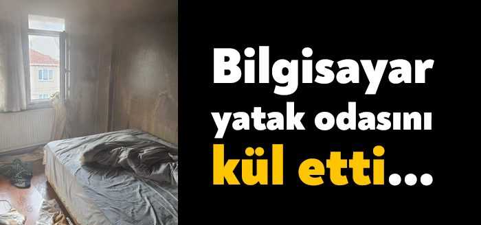 Kocaeli'nin Körfez ilçesinde bir binanın 4. katında çıkan, itfaiye ekipleri