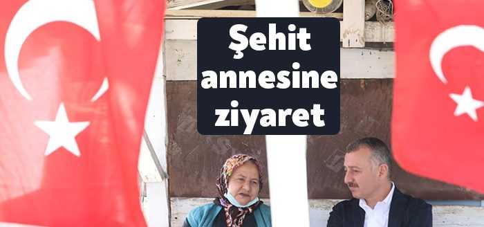Başkan Büyükakın, Anneler Günü dolayısıyla şehit annesi Safigül hanımı ziyaret