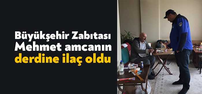 Hastalığı nedeniyle zor durumda kalan ve ilaçlarını alamayan Mehmet amcanın