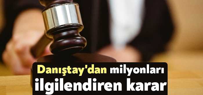 Danıştay 3. Dairesi, yetim maaşı hesabına vergi borçları nedeniyle haciz