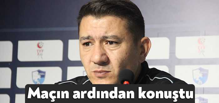 Kocaelispor Teknik Direktörü Fırat Gül, mağlup ayrıldıkları BB Erzurumspor maçının