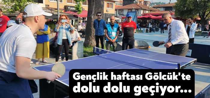 Gölcük’te 15-19 Mayıs tarihleri arasında kutlanan “Gençlik Haftası” kapsamında düzenlenen