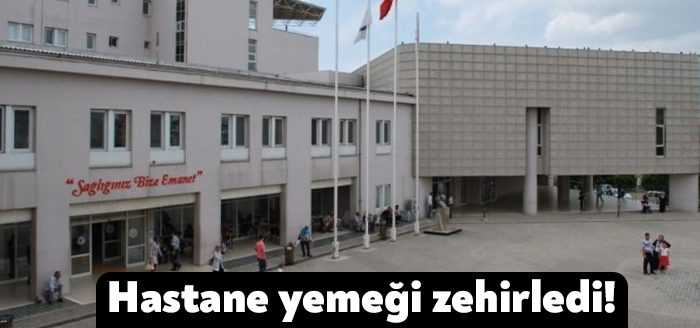 Kocaeli'deki bir hastanede verilen öğle yemeği sonrasında birçok sağlık personelinin
