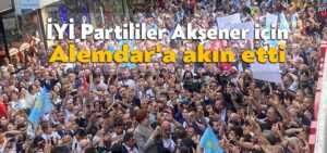 İYİ Parti Genel Başkanı Meral Akşener’i İzmit’te yüzlerce partili karşıladı