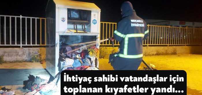 Kocaeli'nin Dilovası ilçesinde ihtiyaç sahibi vatandaşlar için kurulan kıyafet kumbarası