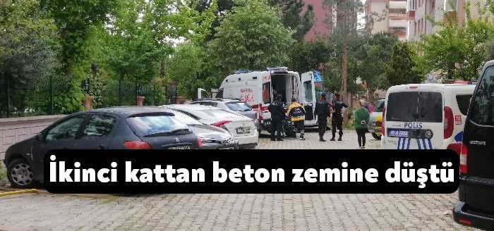 Kocaeli’nin Derince ilçesinde evinin balkonuna çıkan 50 yaşındaki Deniz Polat,
