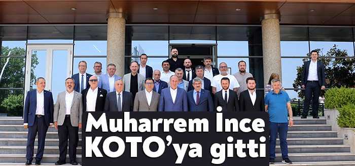Kocaeli Ticaret Odası Başkanı Necmi Bulut ve Oda Yönetimi, Memleket