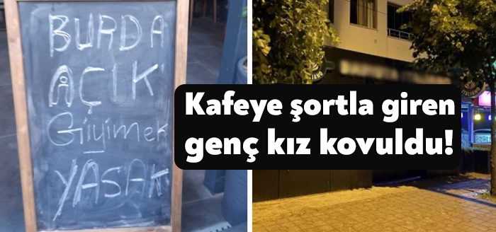 Kocaeli’nin Başiskele ilçesinde girişinde 'Burada açık giyinmek yasak’ yazısı bulunan
