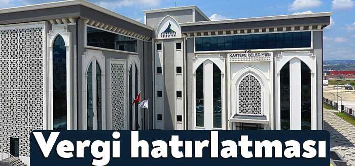 Kartepe Belediyesi Mali Hizmetler Müdürlüğü vatandaşların vergilerini geciktirerek cezalı duruma